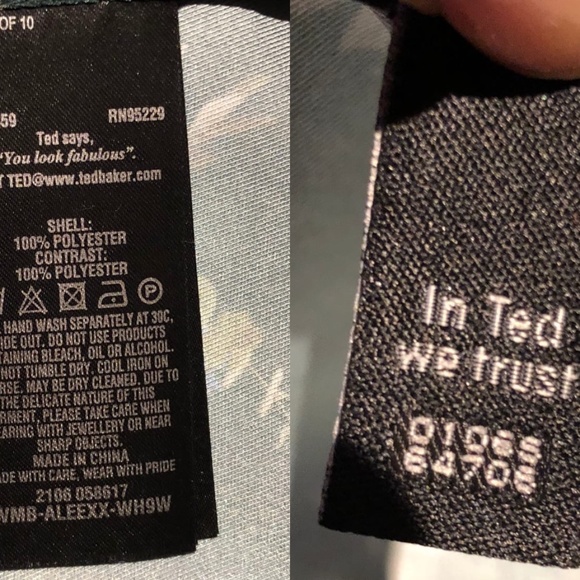 NWT $209 TED BAKER GREEN FLORAL ALEEXX WRAP BLOUSE TOP TB SZ 2 US 4-6 S M - Picture 11 of 12